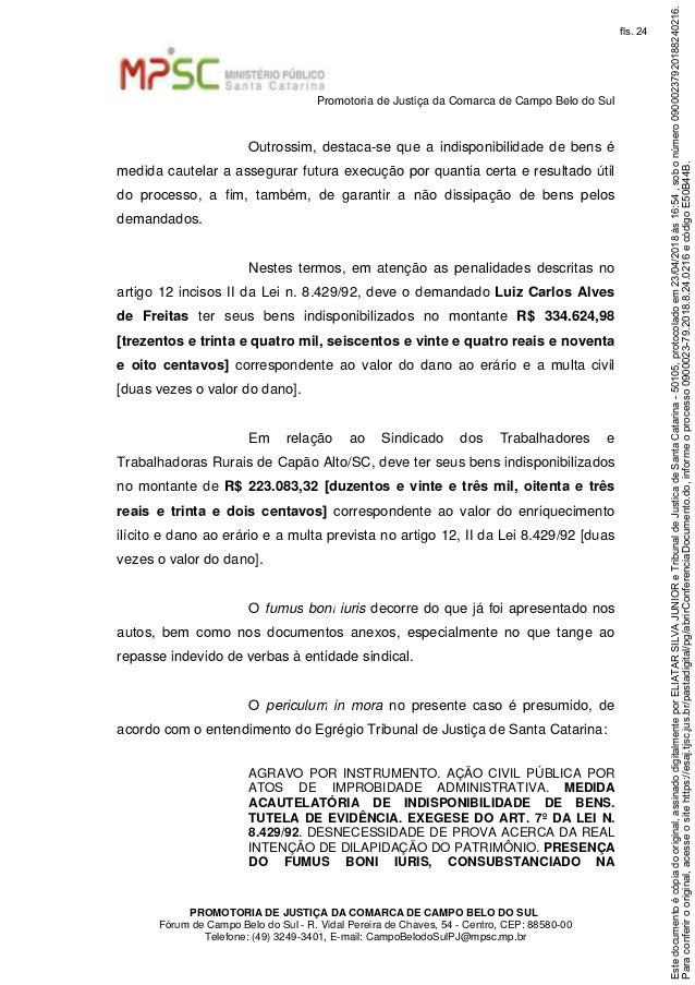 pedido em sede liminar